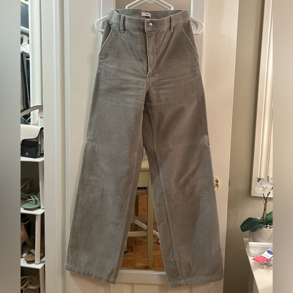 TNA Women’s Olive Green Corduroy Pants, size 2 - Picture 1 of 6